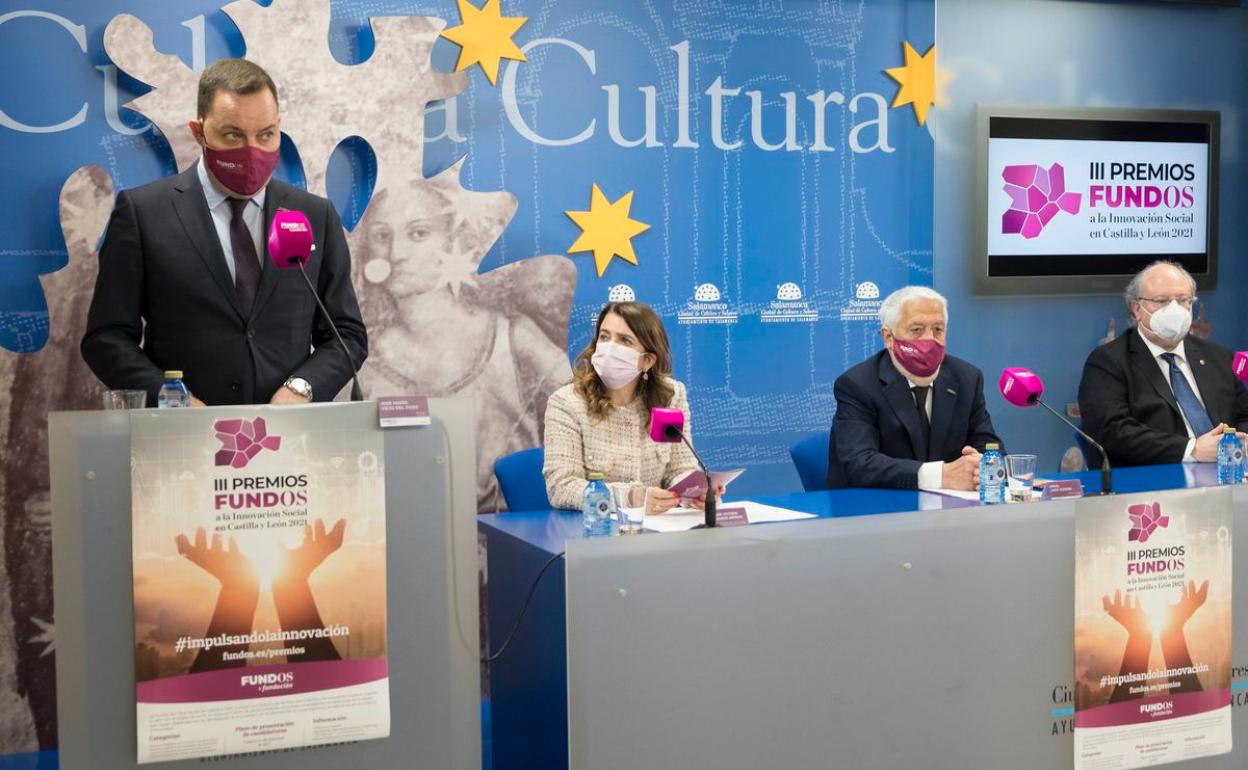 José María Viejo, director general de Fundos, durante la presentación.