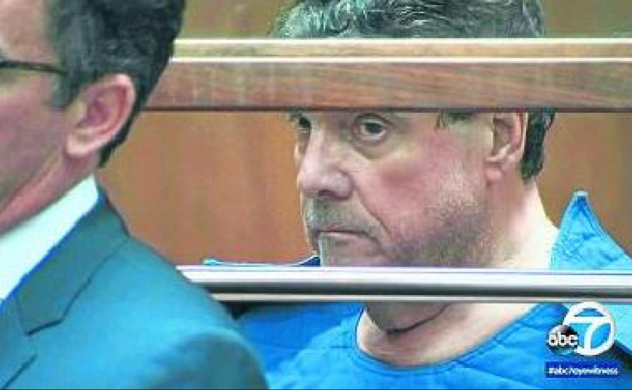 Tyndall, durante la lectura de cargos en un juzgado de Los Angeles. 