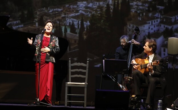 Carmen Linares, una de las grandes embajadoras del flamenco, en un concierto en Madrid.