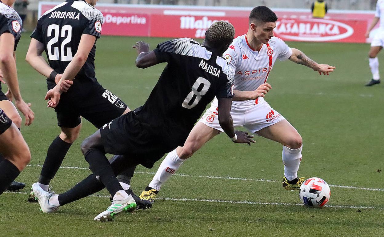 Éric Montes, en un partido con la Cultural.