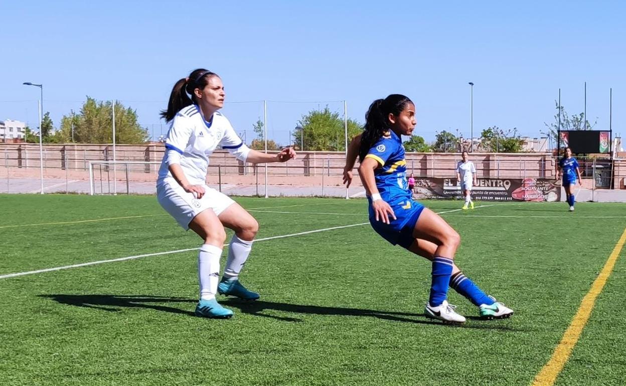 Un lance del partido.