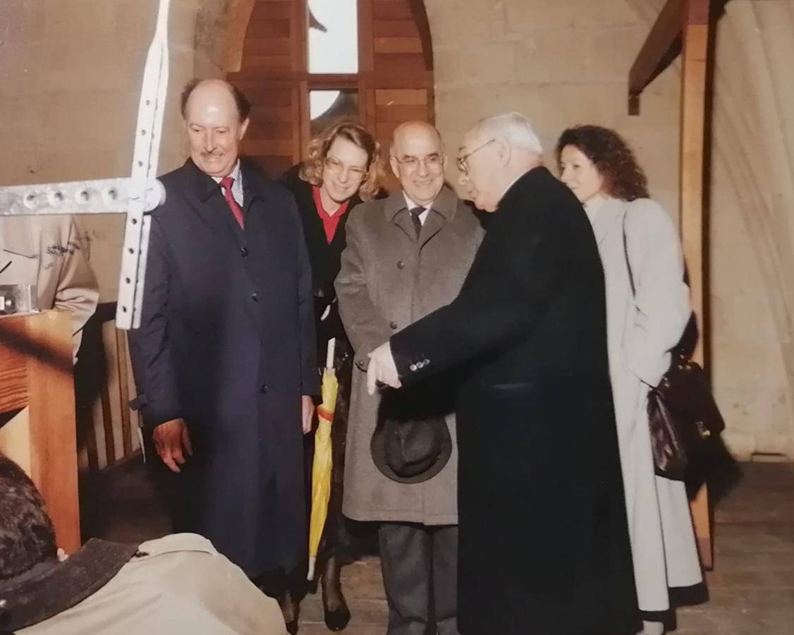 Visita de Bruno Morgeli, Consejero Delegado de Rolex España y del Obispo de León.