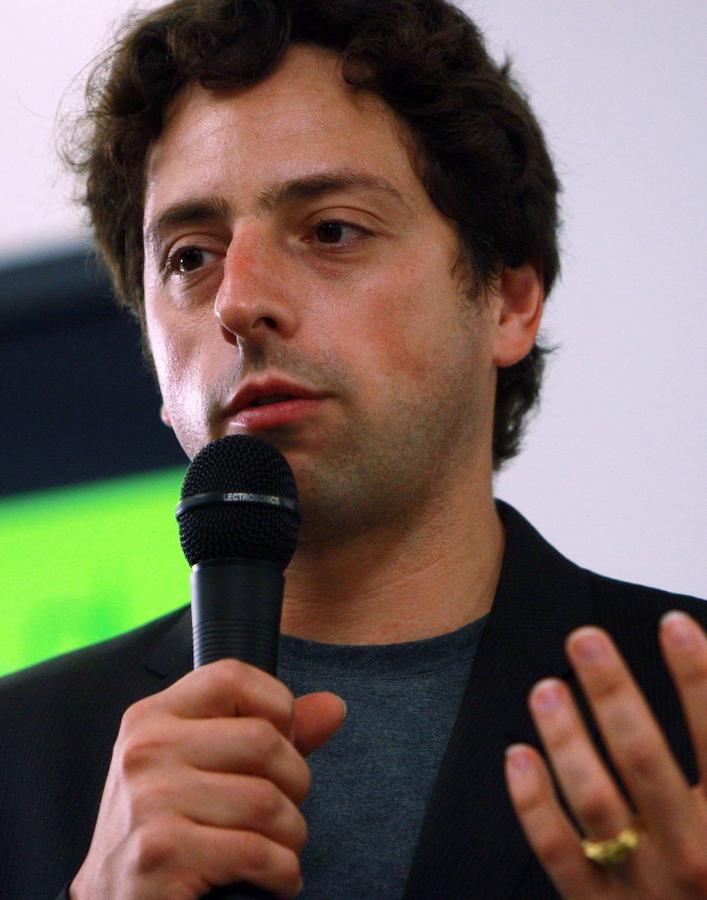 Sergey Brin, creador de Google junto junto a Larry Page. Su fortuna personal se cifra en 89.000 millones de dólares. 