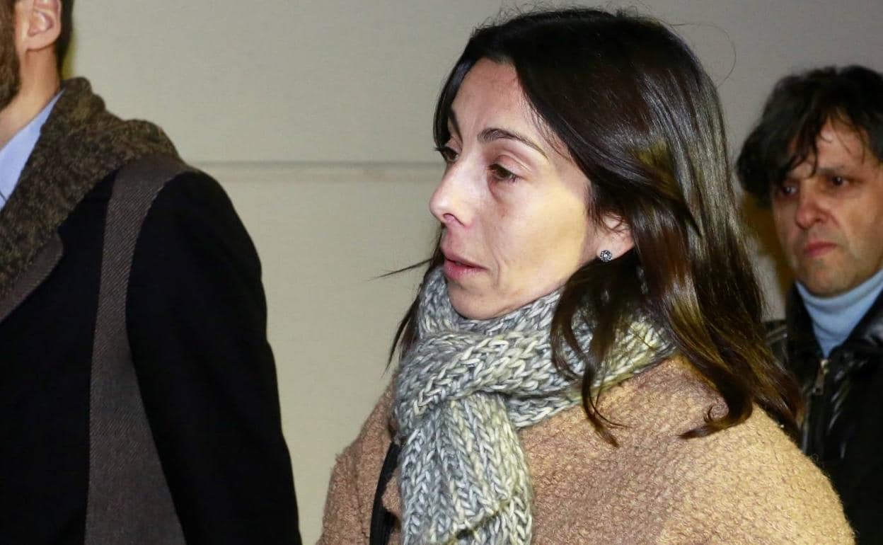 Raquel Gago el día que entró en la prisión de Mansilla de las Mulas. 