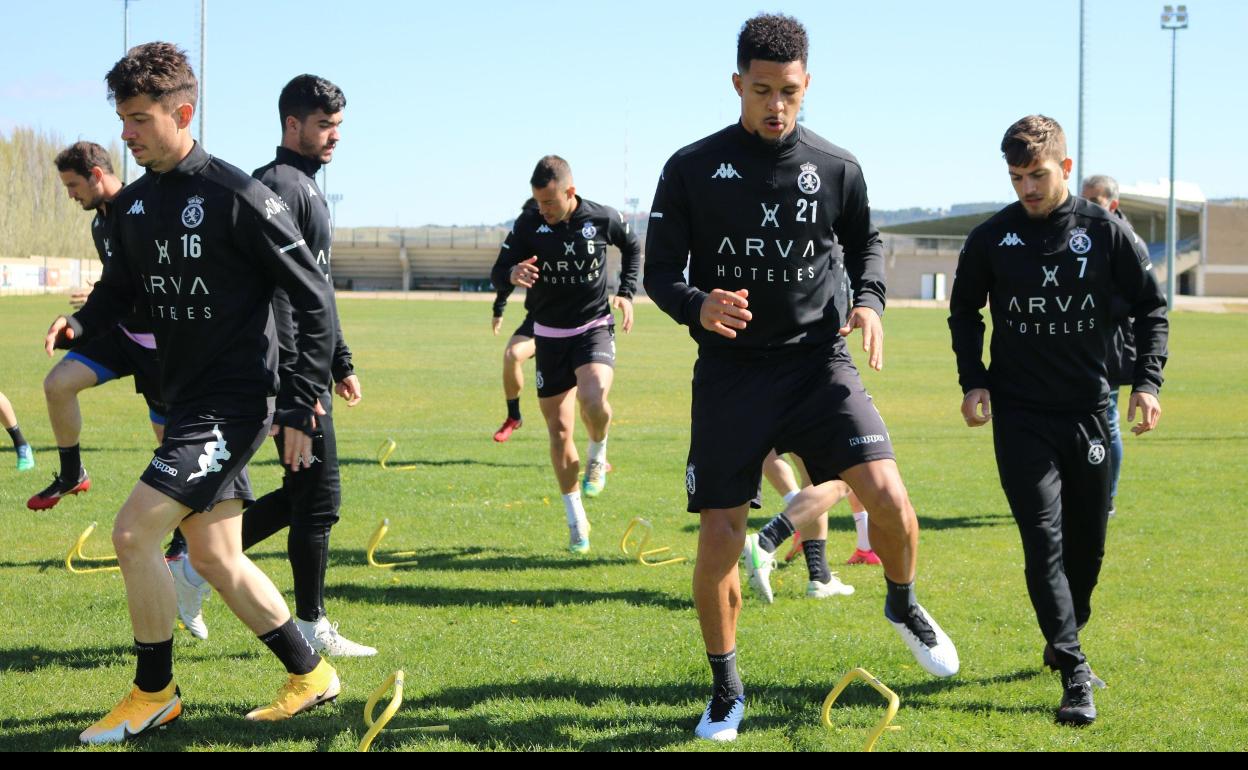 Entrenamiento de la Cultural en esta semana en el Área Deportiva de Puente Castro.