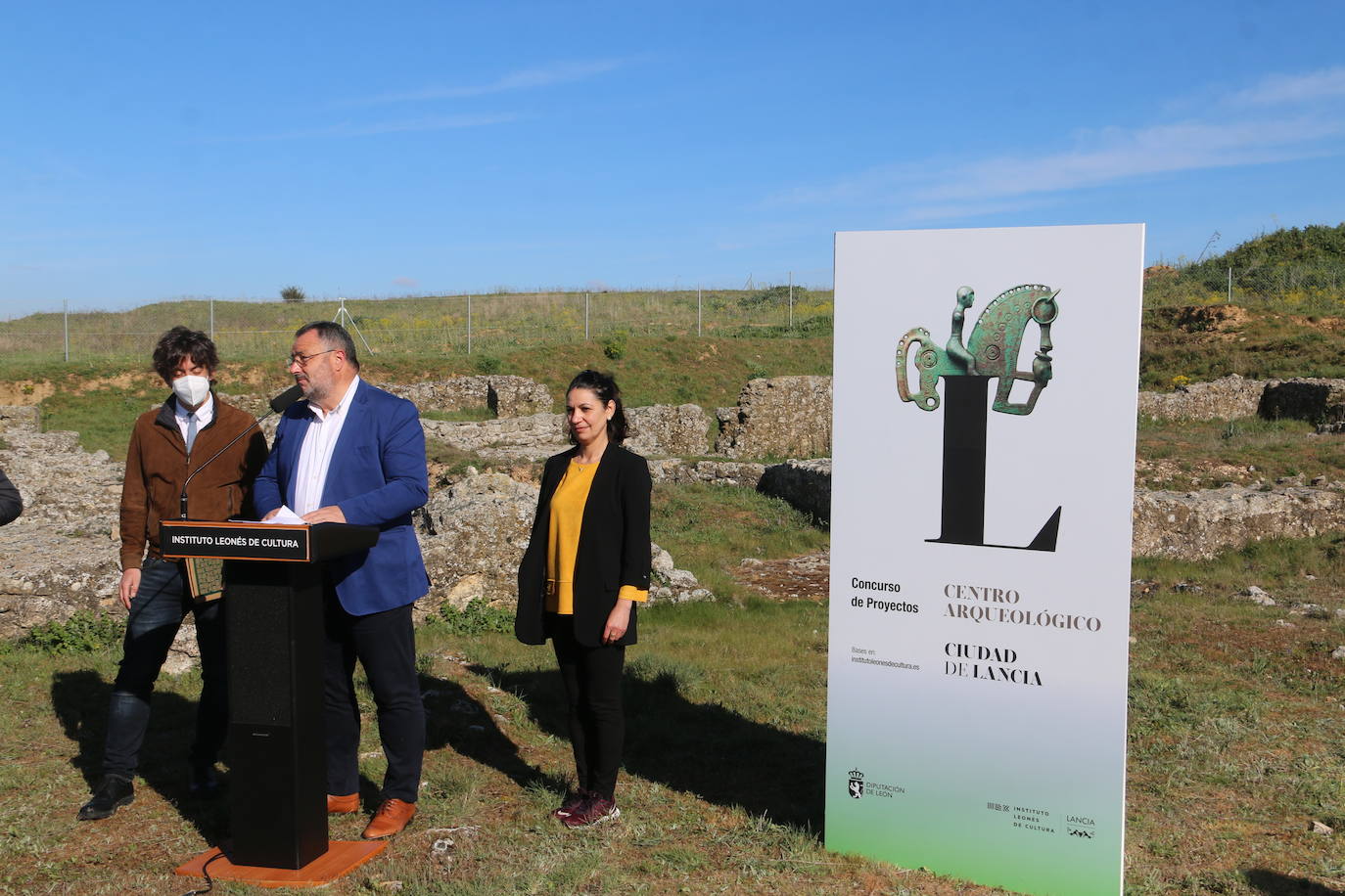 Yacimiento de la cuidad astur-romana de Lancia