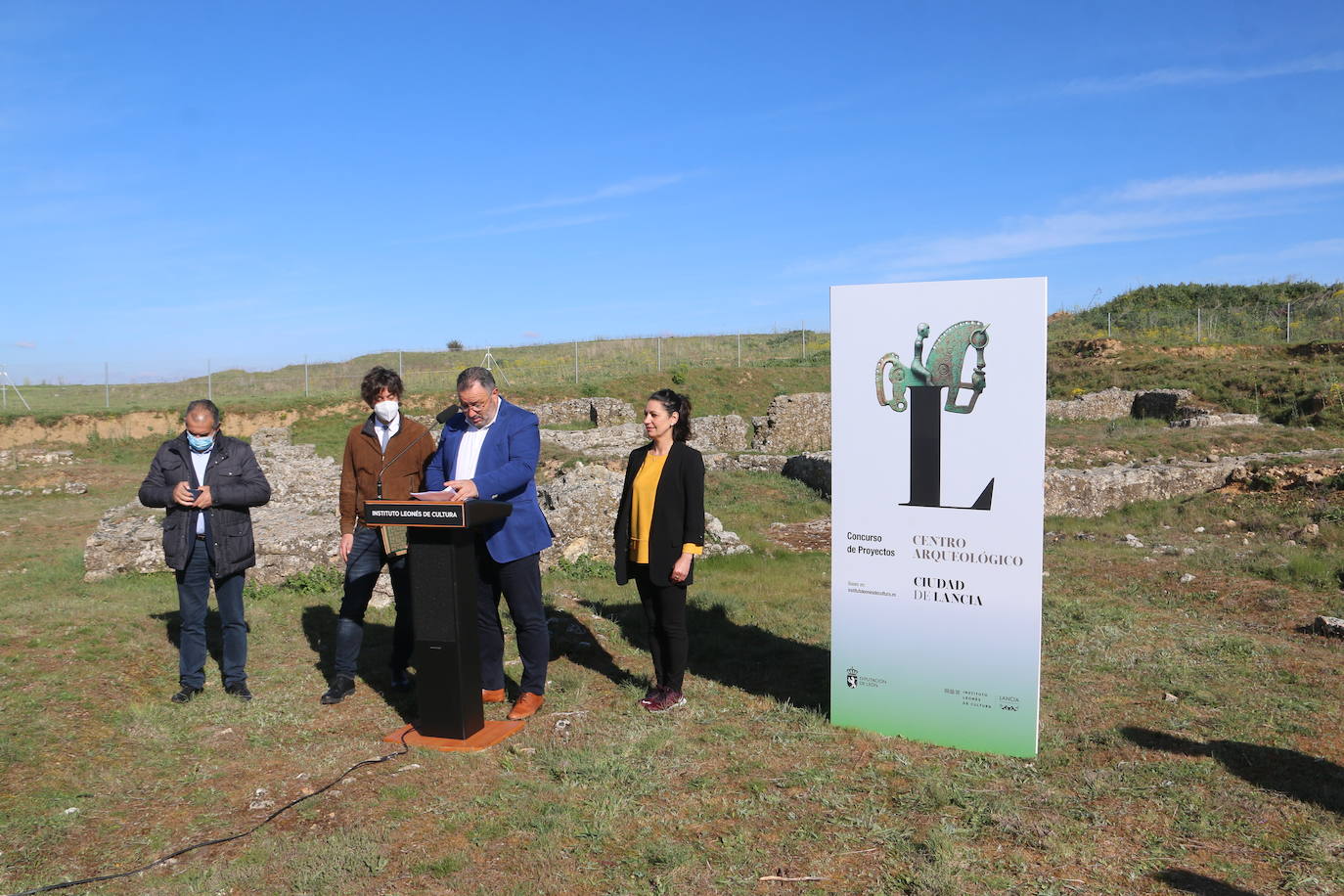 Yacimiento de la cuidad astur-romana de Lancia