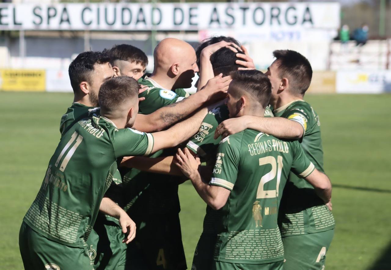 El conjunto maragato superó con autoridad al Numancia B en la tercera jornada de la segunda fase de la temporada