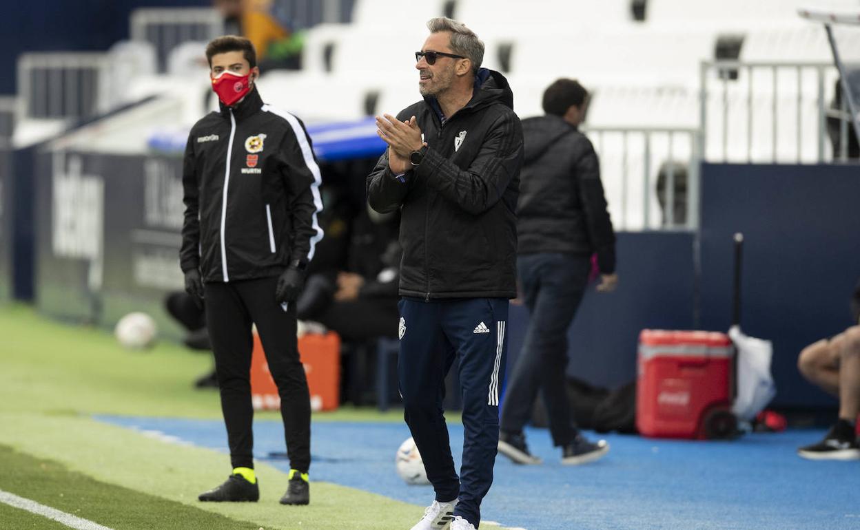 Bolo, durante el partido en Leganés.