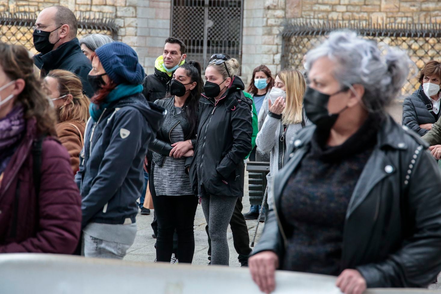 Concentración de 'Los Lunes sin Sol' en repulsa del último crimen machista.
