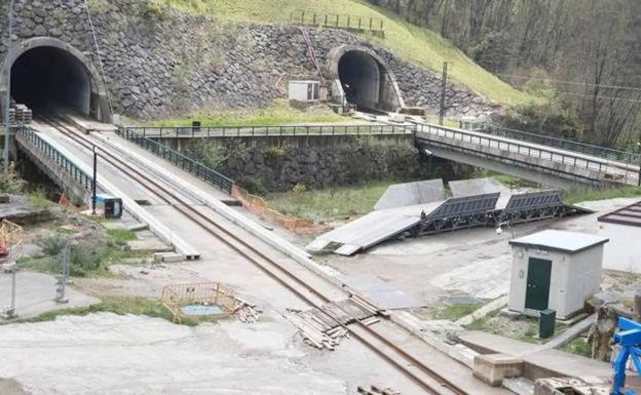 Túneles de acceso a la Variante de Pajares.