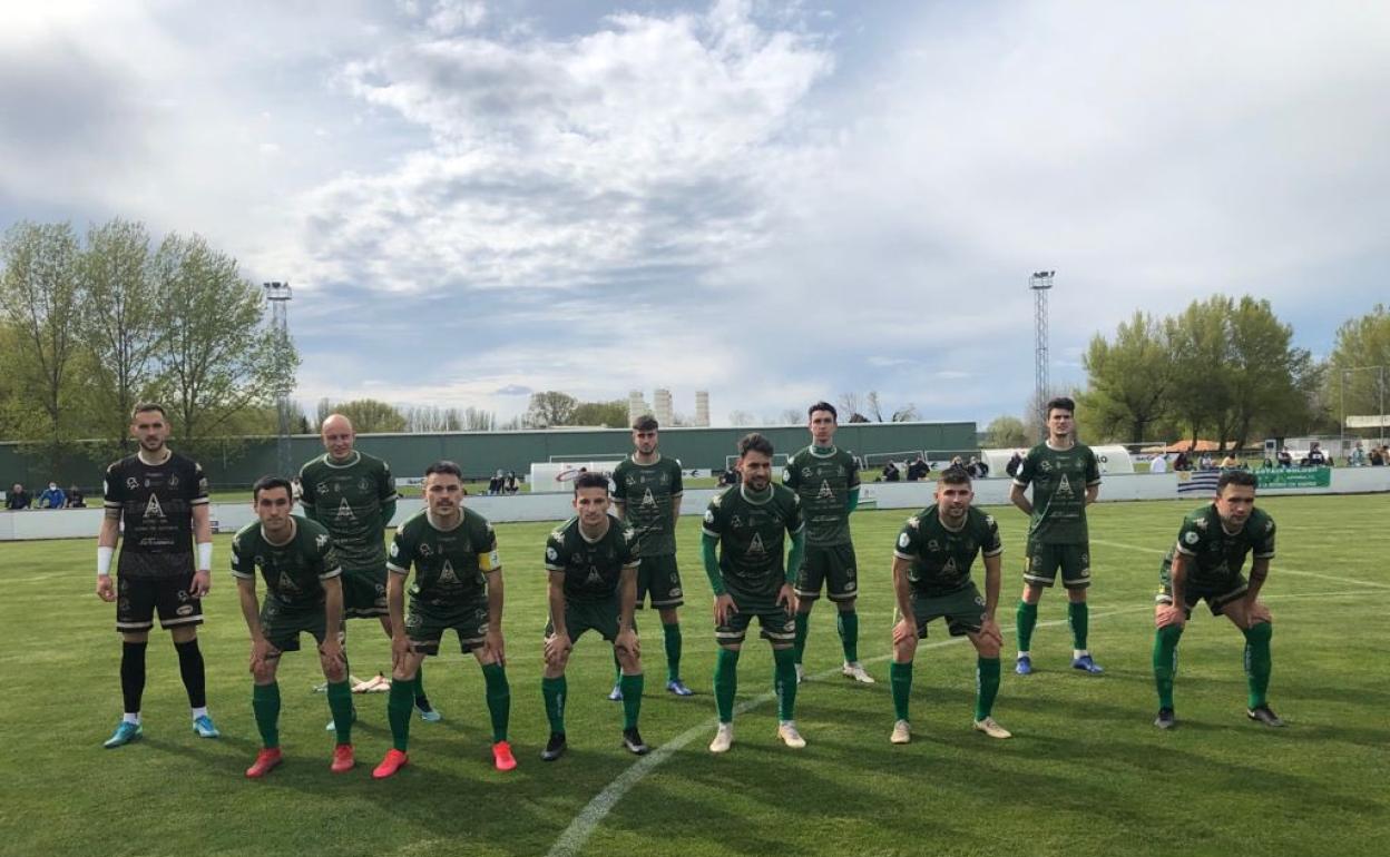 Once inicial del Astorga en Castañares.