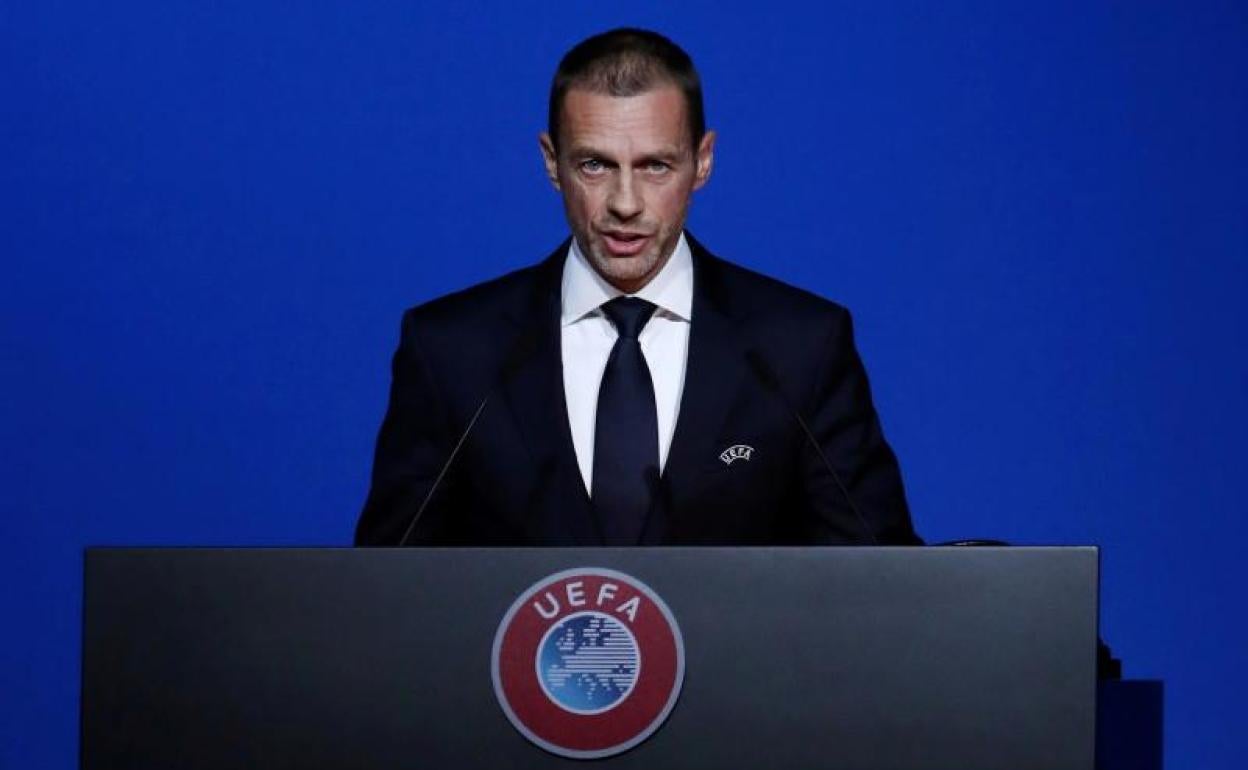 Aleksander Ceferin, presidente de la UEFA.