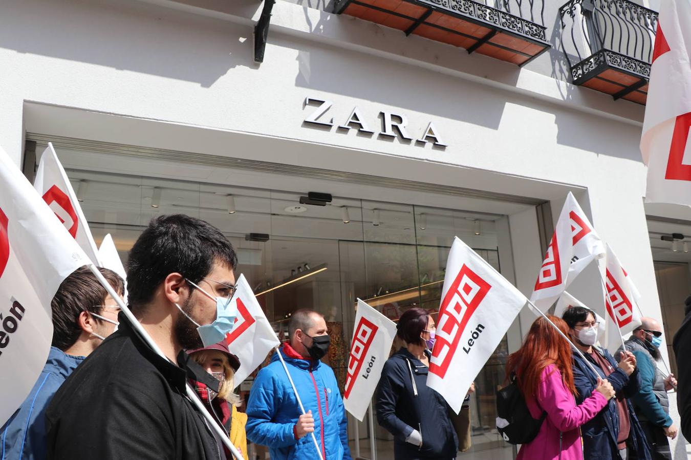 Los sindicatos mayoritarios denuncian que hasta diez centros logísticos de Inditex cobran más que el de León.