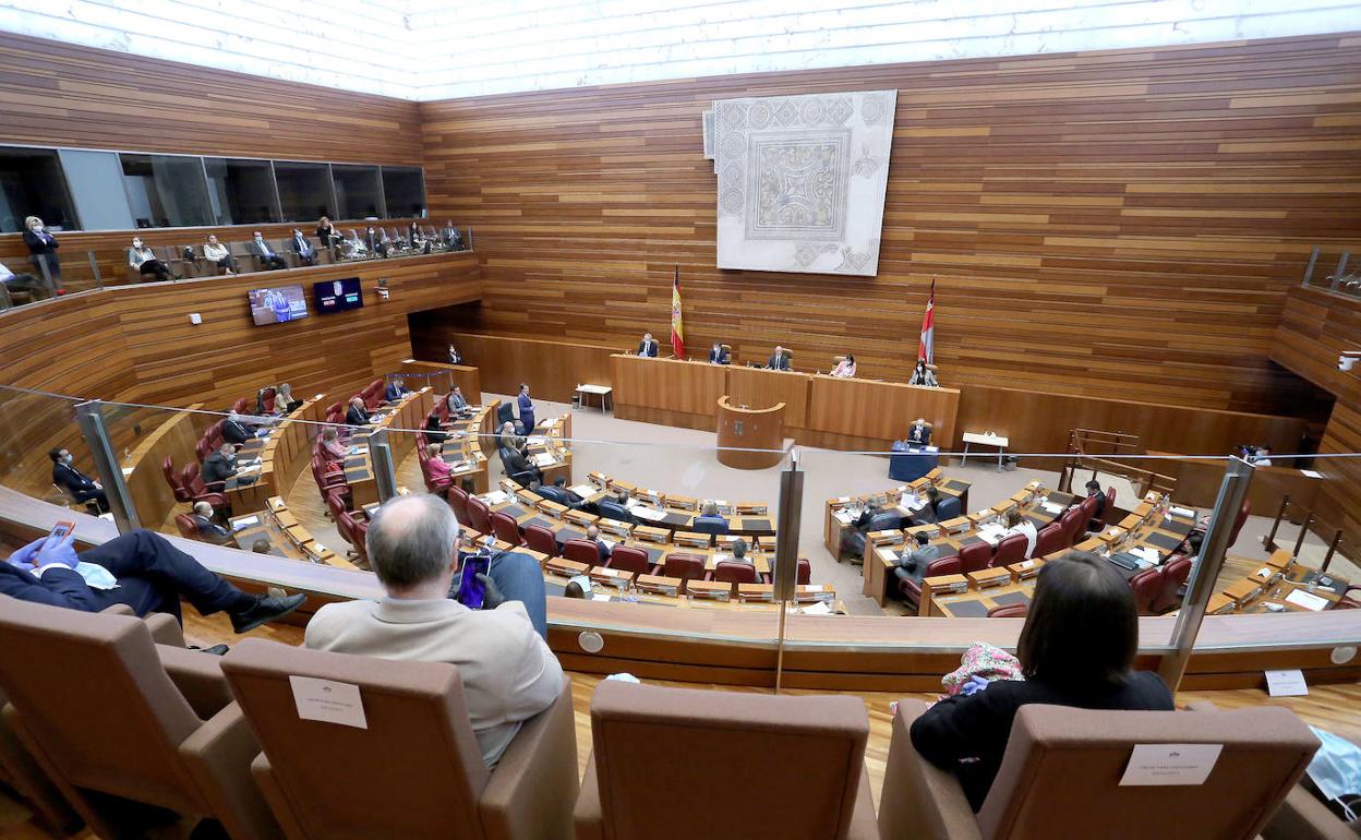 Pleno de las Cortes de Castilla y León.