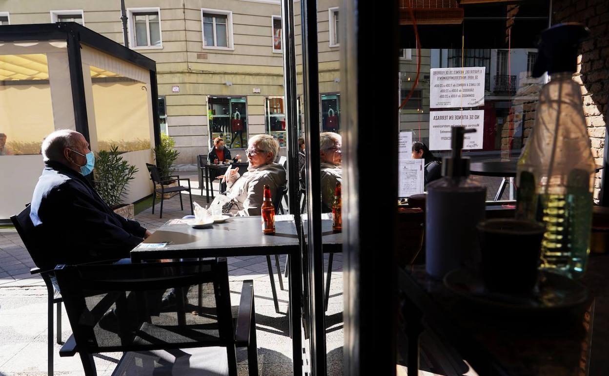 Imagen de la terraza de un establecimiento hostelero.