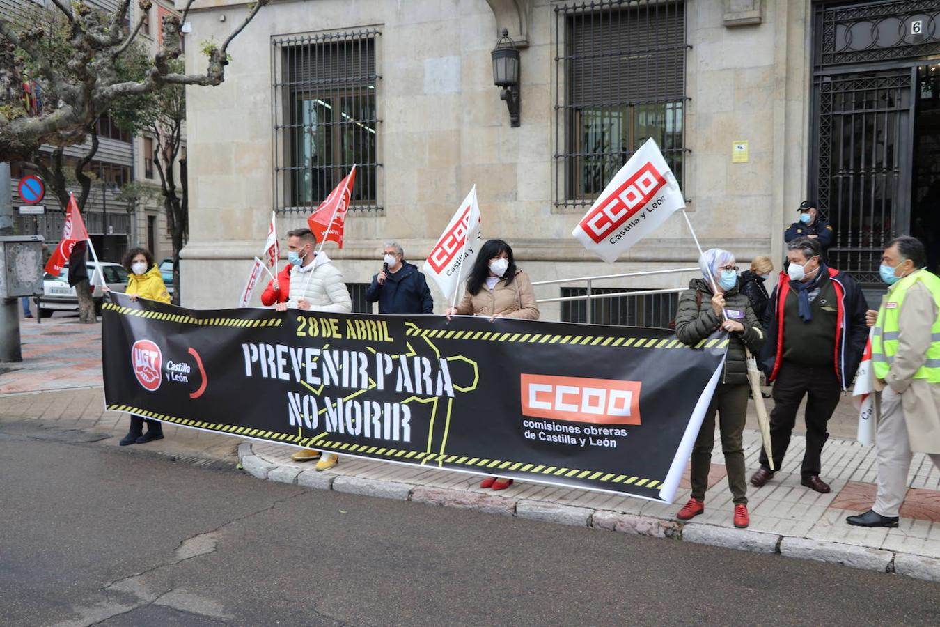 Los sindicatos mayoritarios reclaman mayor seguridad en los trabajos y denuncian que 12 leoneses perdieron la vida en su entorno laboral en 2020