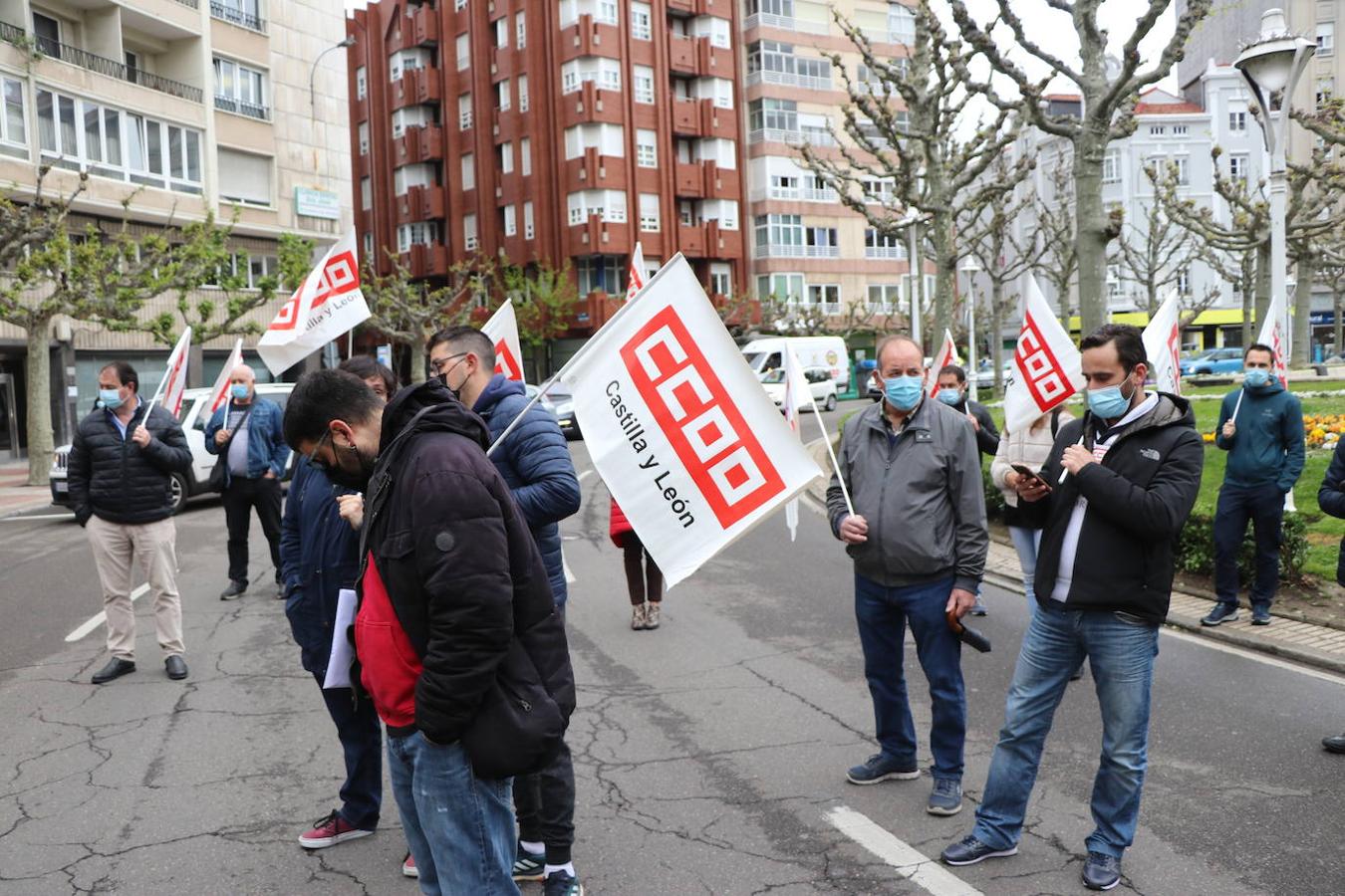 Los sindicatos mayoritarios reclaman mayor seguridad en los trabajos y denuncian que 12 leoneses perdieron la vida en su entorno laboral en 2020