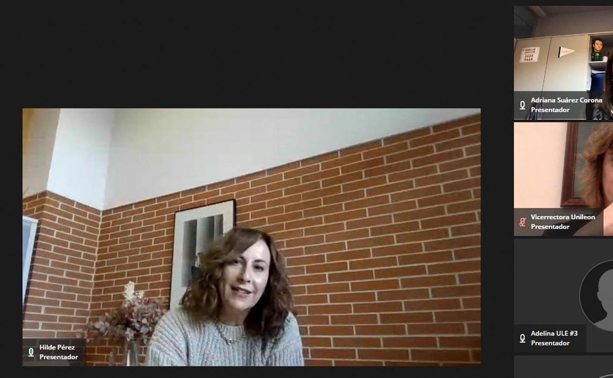 Seis investigadoras de la ULE explicaron su labor a estudiantes Stem en un encuentro online