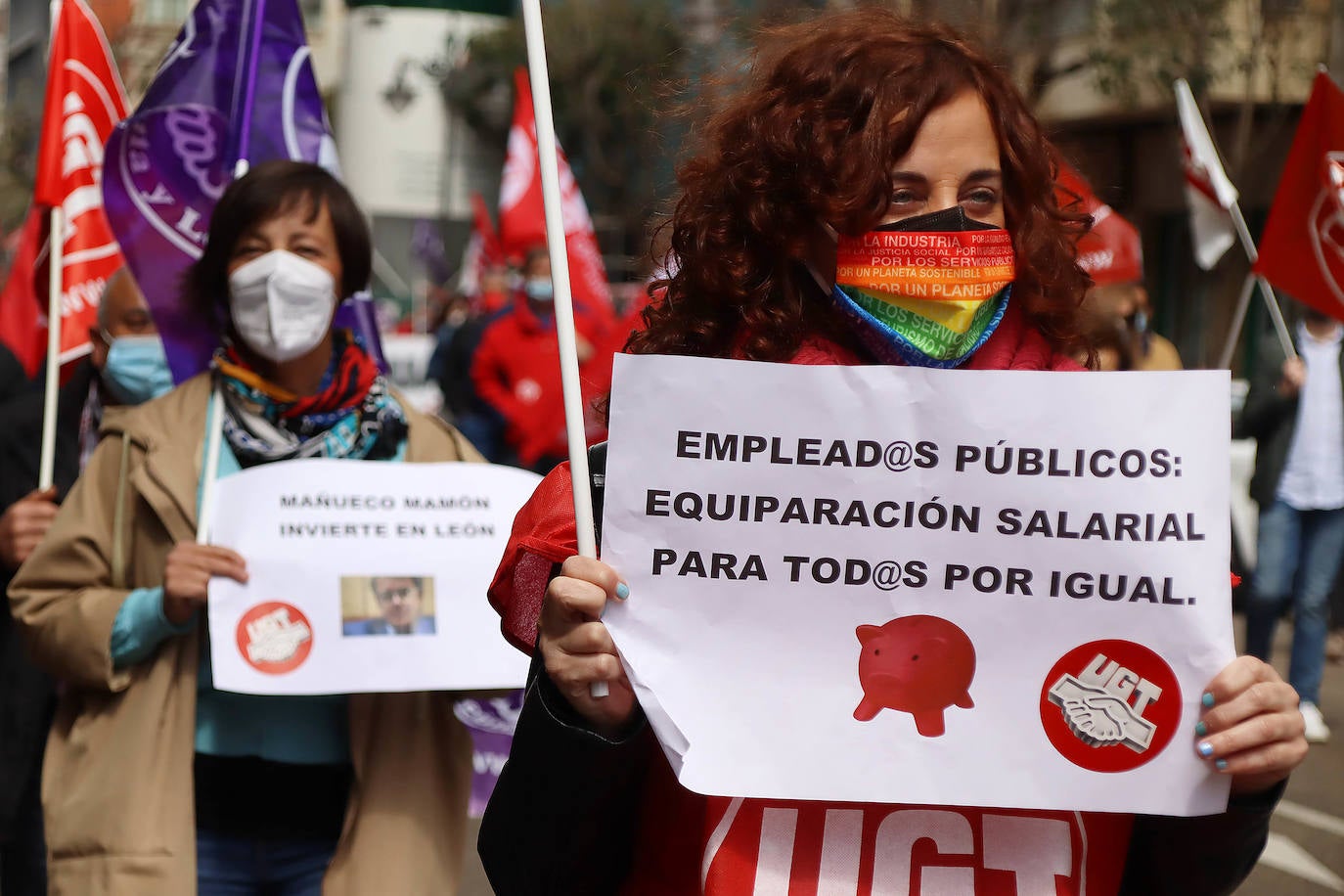 Movilizaciones del Primero de Mayo, Día Internacional del Trabajo, en León.