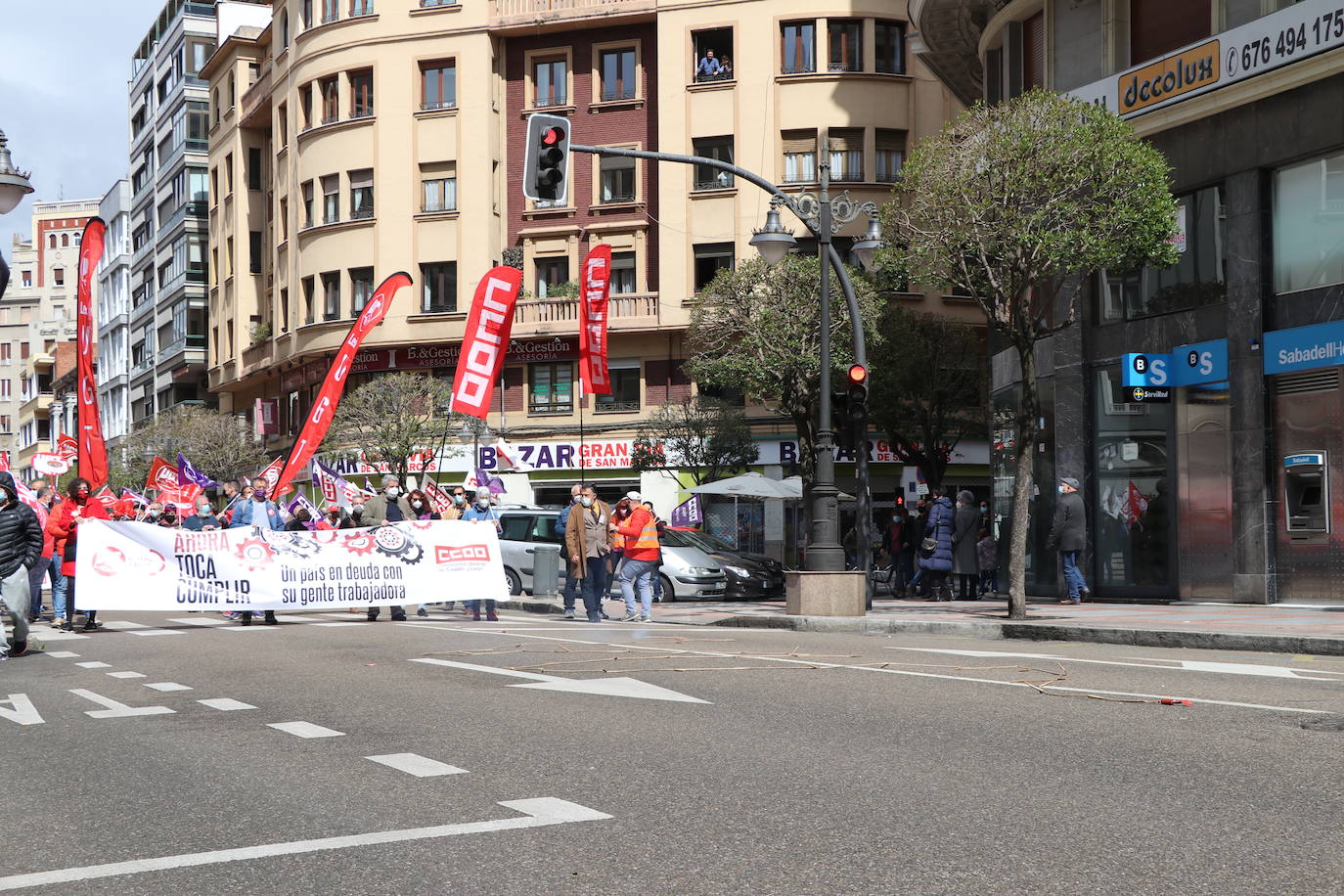 Movilizaciones del Primero de Mayo, Día Internacional del Trabajo, en León.