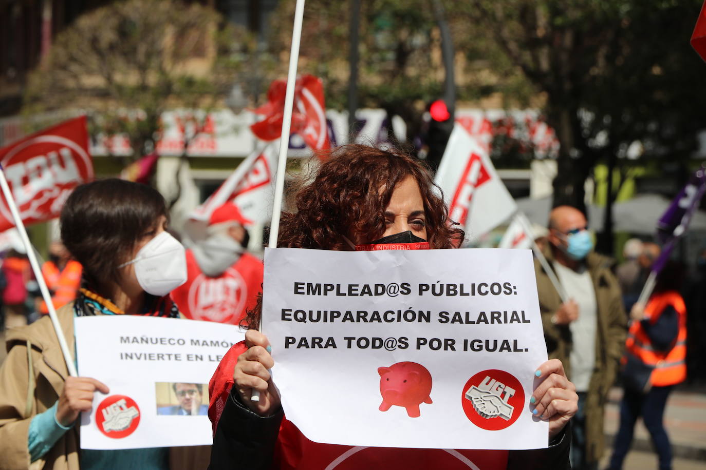 Movilizaciones del Primero de Mayo, Día Internacional del Trabajo, en León.