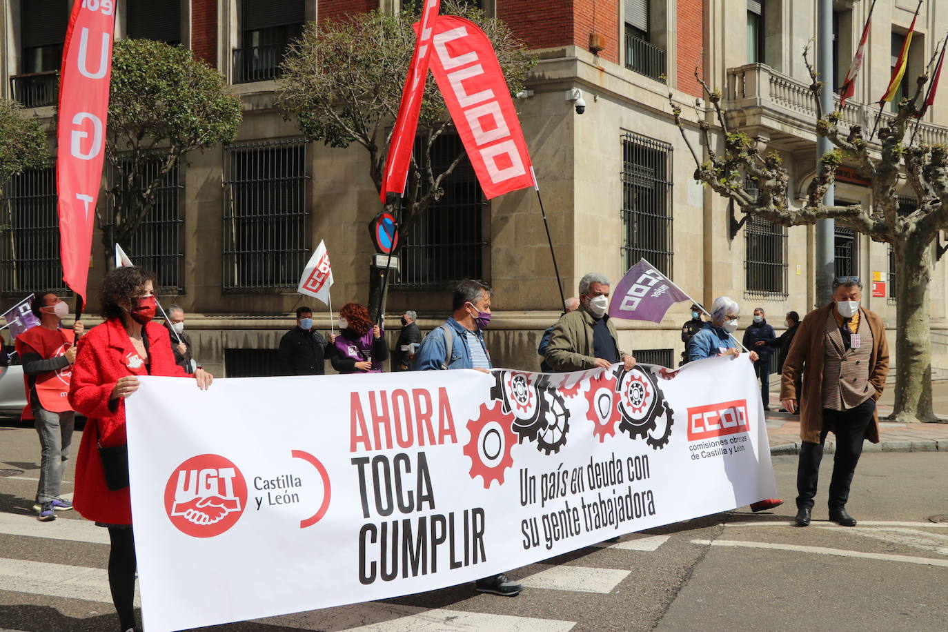 Movilizaciones del Primero de Mayo, Día Internacional del Trabajo, en León.