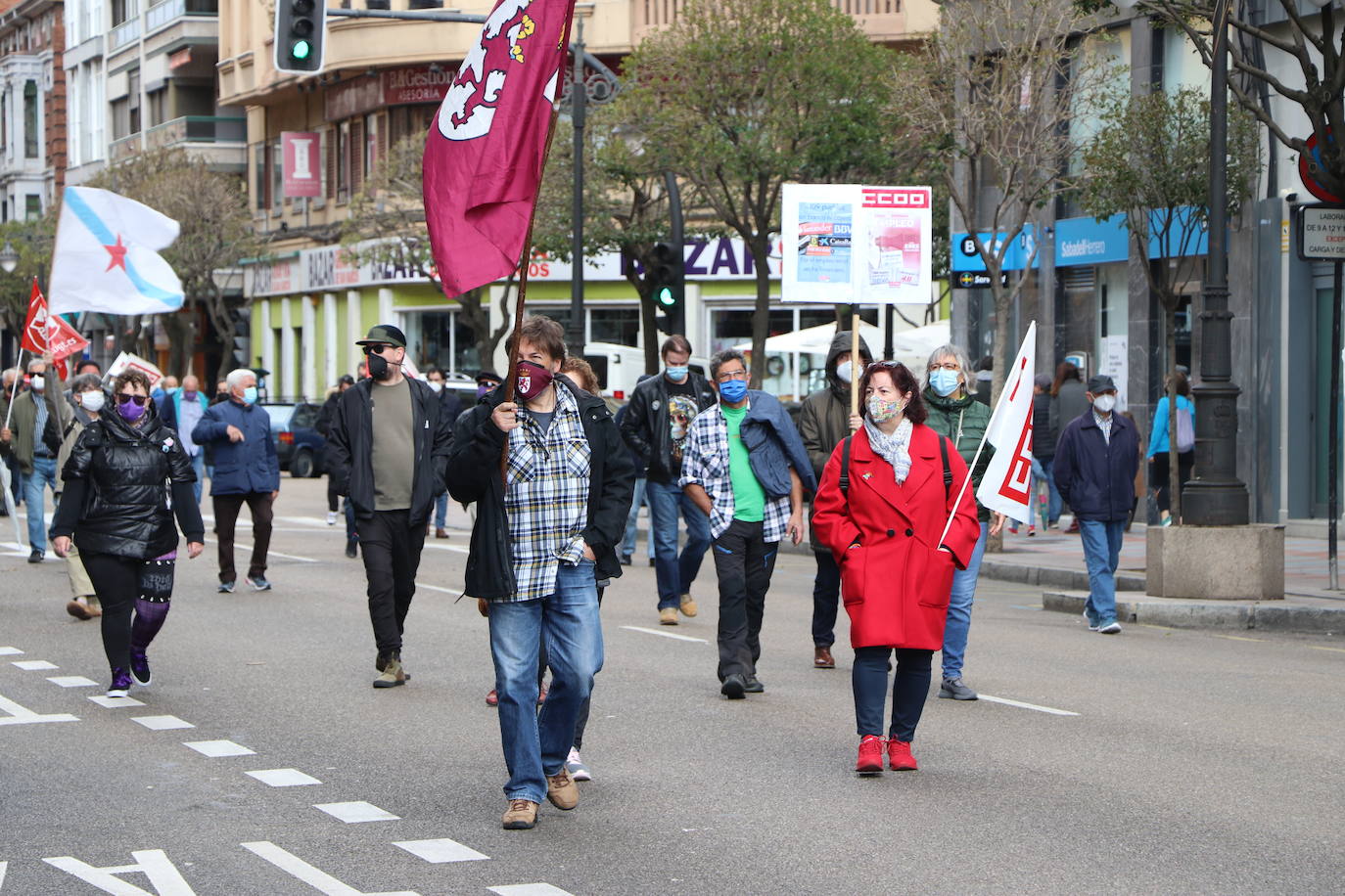 Movilizaciones del Primero de Mayo, Día Internacional del Trabajo, en León.