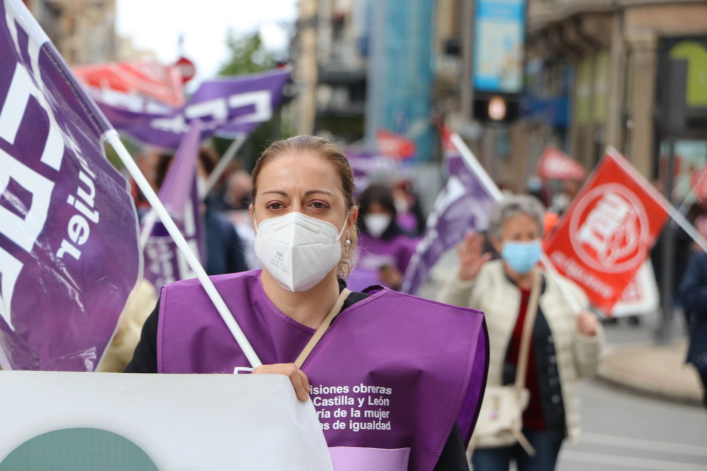 Movilizaciones del Primero de Mayo, Día Internacional del Trabajo, en León.