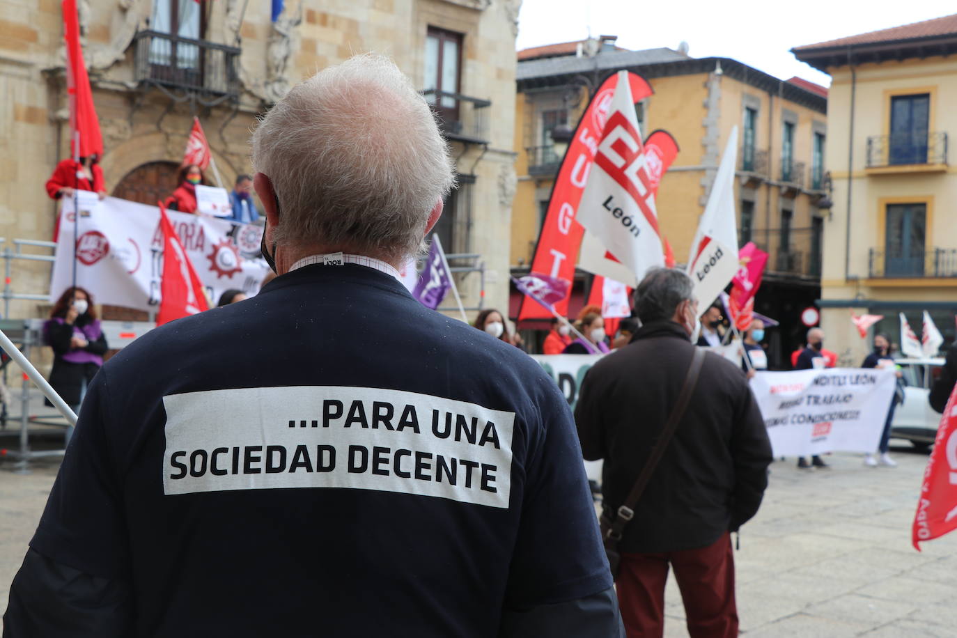 Movilizaciones del Primero de Mayo, Día Internacional del Trabajo, en León.