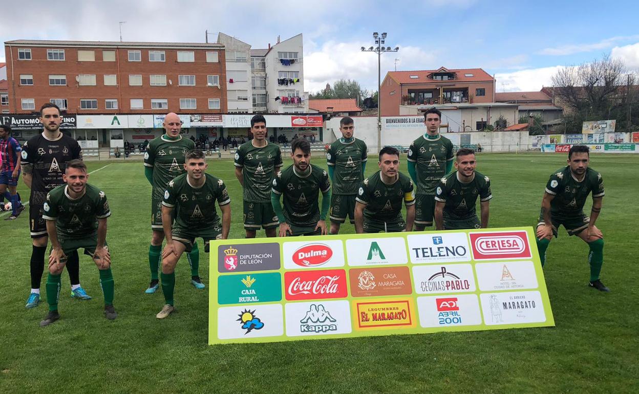 Once titular del Atlético Astorga ante la Segoviana.