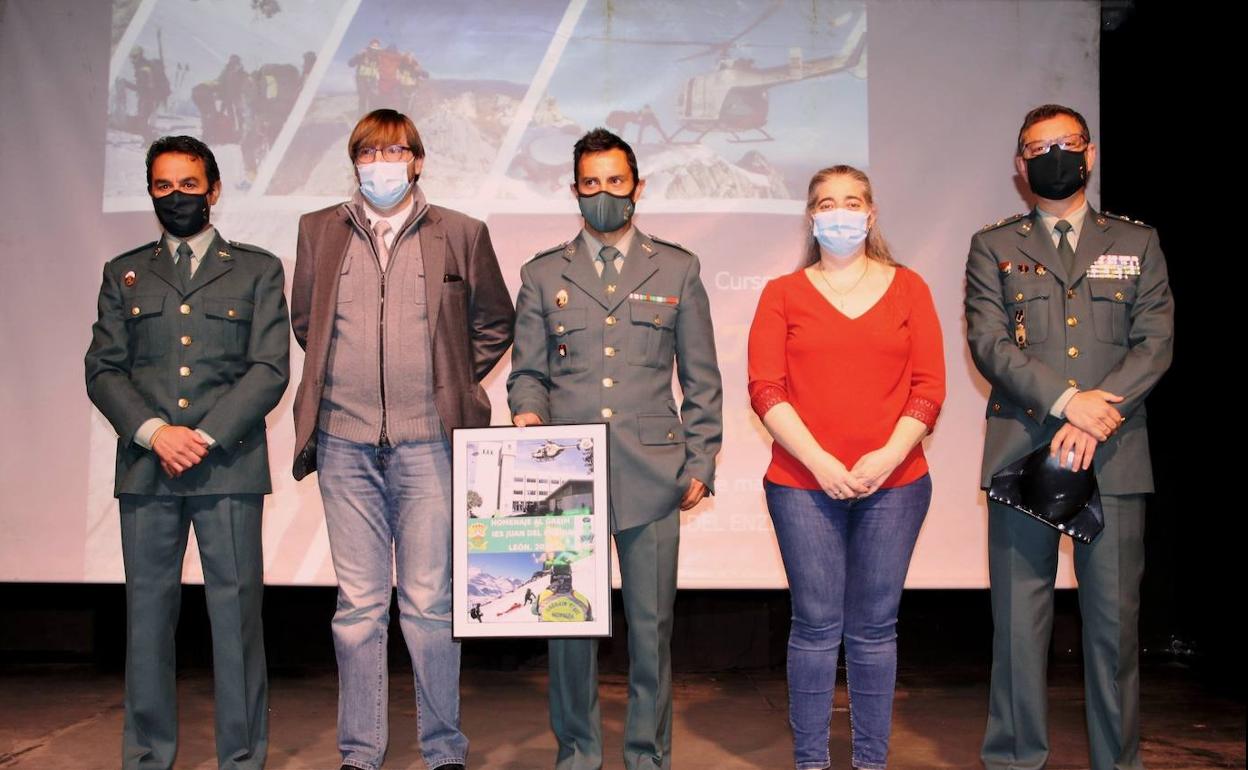 Homenaje al GREIM por parte del Instituto Juan del Enzina, en León.