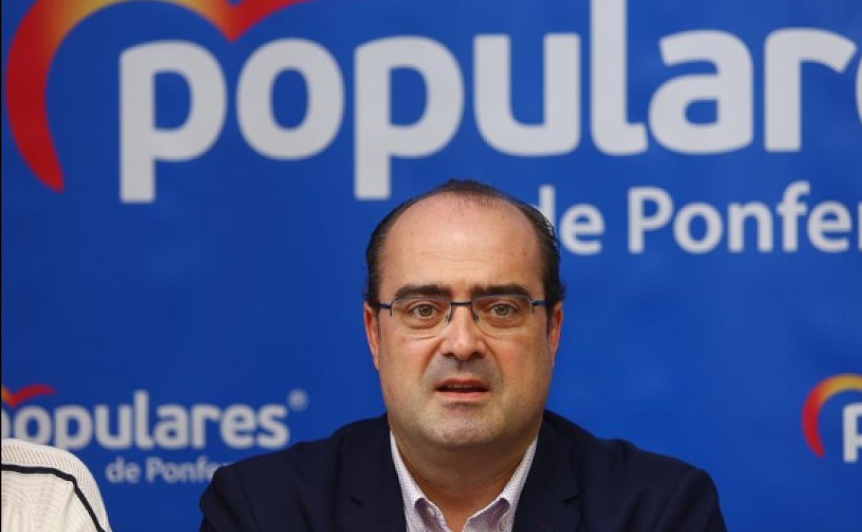 El portavoz municipal del PP en Ponferrada, Marco Morala.