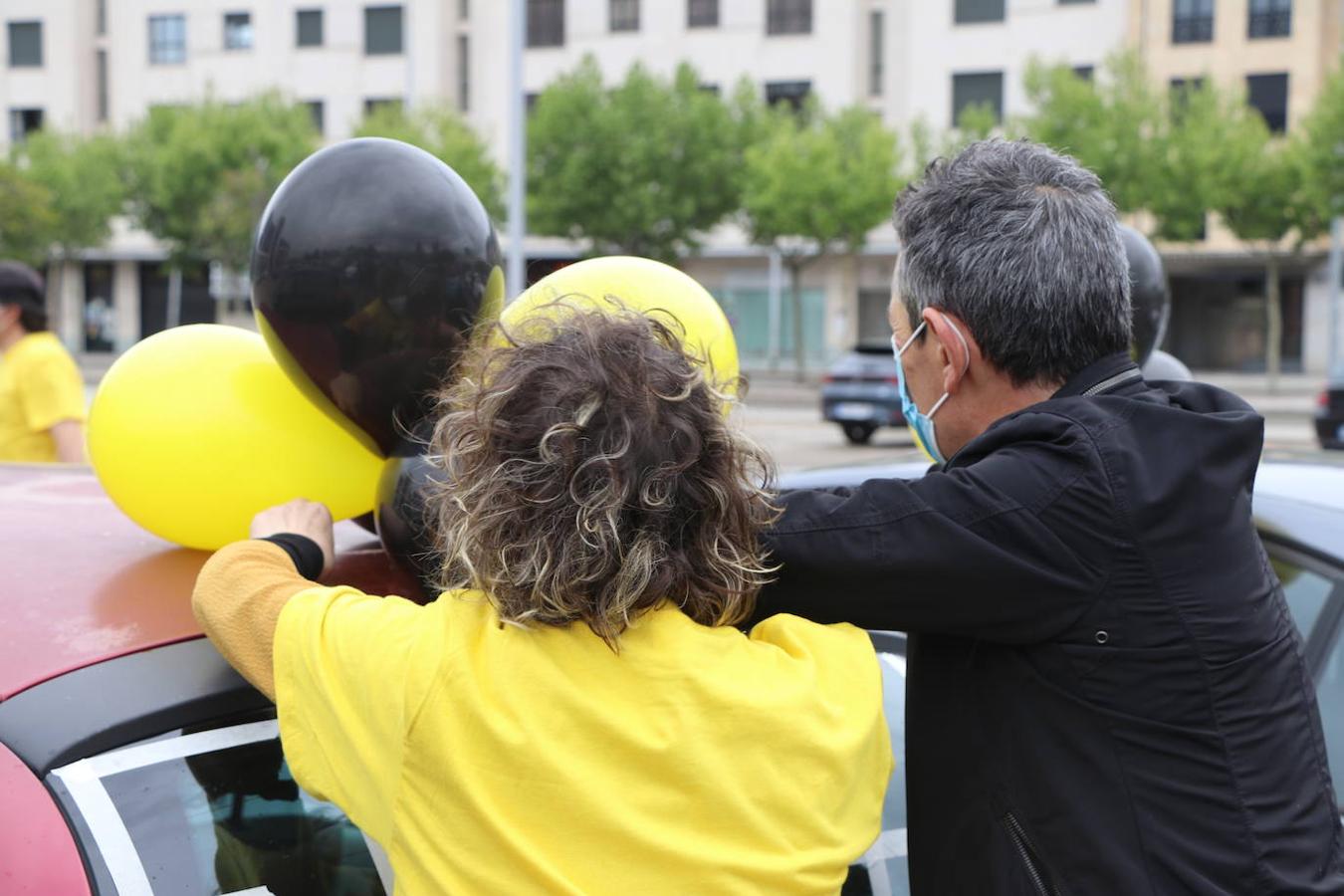 Los trabajadores temporales de las administraciones inician su sexta movilización mensual.