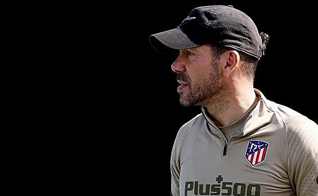 Diego Simeone, entrenador del Atlético. 
