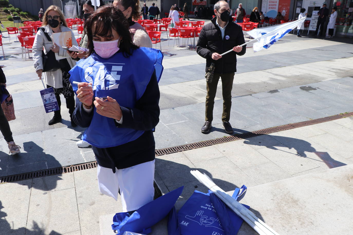Los técnicos de enfemería leoneses reclaman que se les considere como parte del colectivo de enfermería.