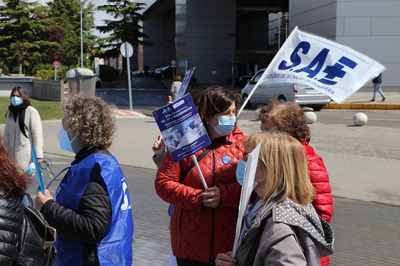 Los técnicos de enfemería leoneses reclaman que se les considere como parte del colectivo de enfermería.