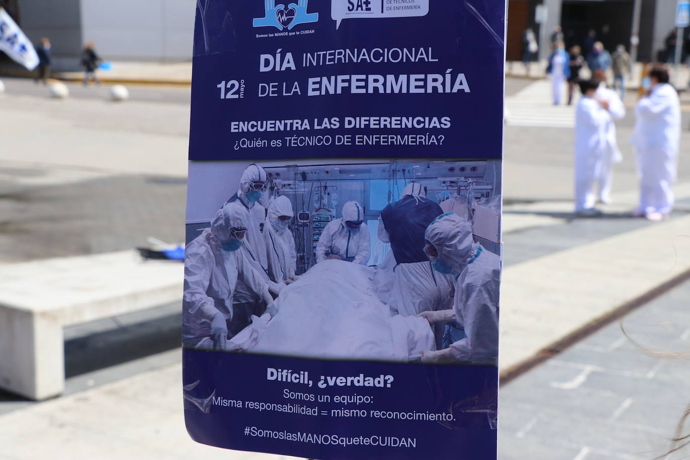 Los técnicos de enfemería leoneses reclaman que se les considere como parte del colectivo de enfermería.