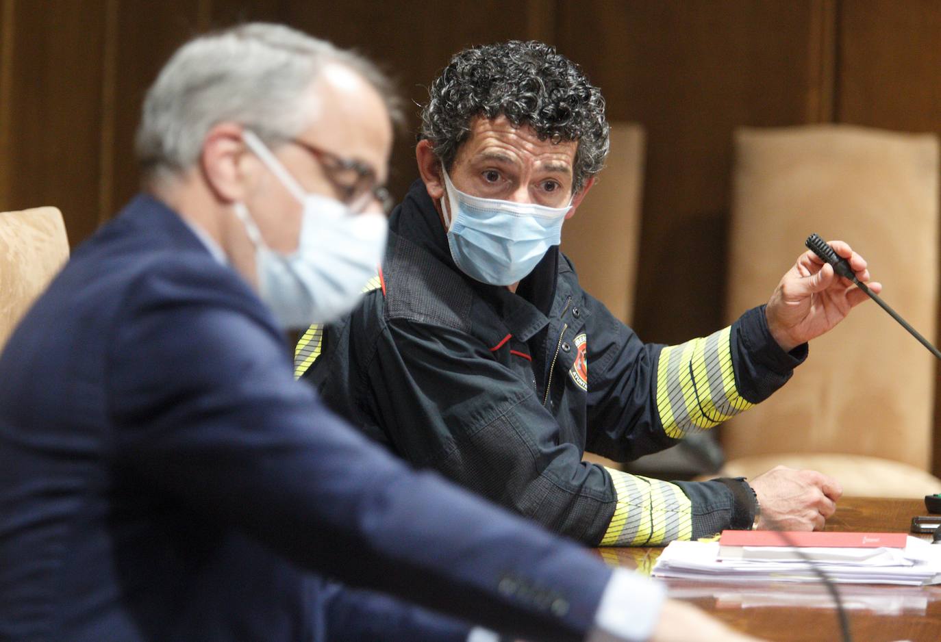 Presentación de los nuevos efectivos de los Bomberos de Ponferrada