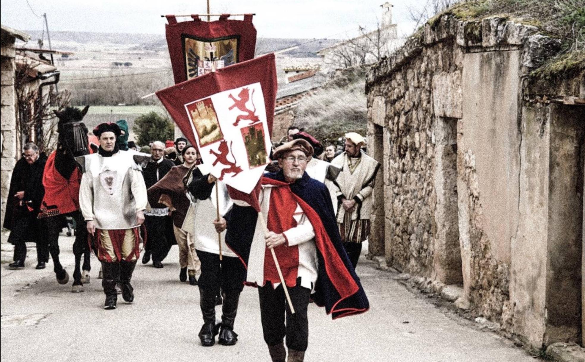 Recreación histórica con motivo de los 500 años de la visita de Carlos I a San Martín de Rubiales.