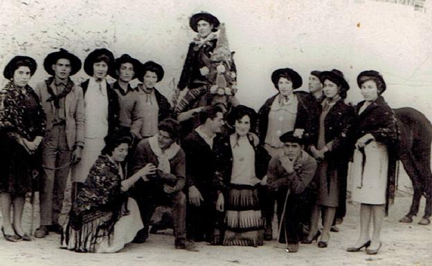 Imagen antigua de la Fiesta de la Vaquilla.