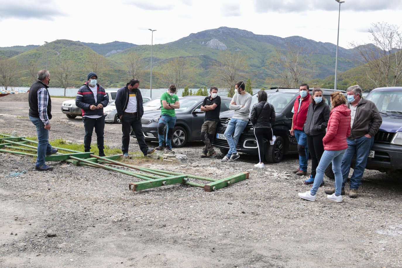 La Asociación de Ganaderos de la Montaña Leonesa pide en Riaño (León) medidas de protección contra los ataques del lobo. En la imagen, el presidente, Arsenio Rodríguez.