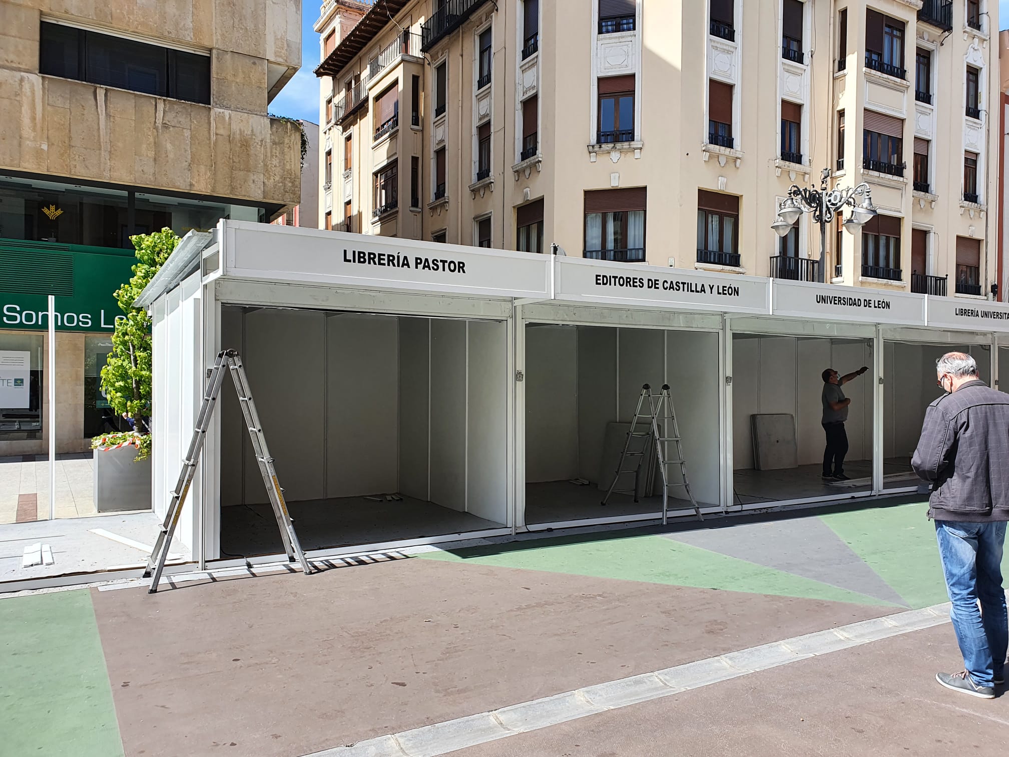 Casetas de la nueva edición de la Feria del Libro