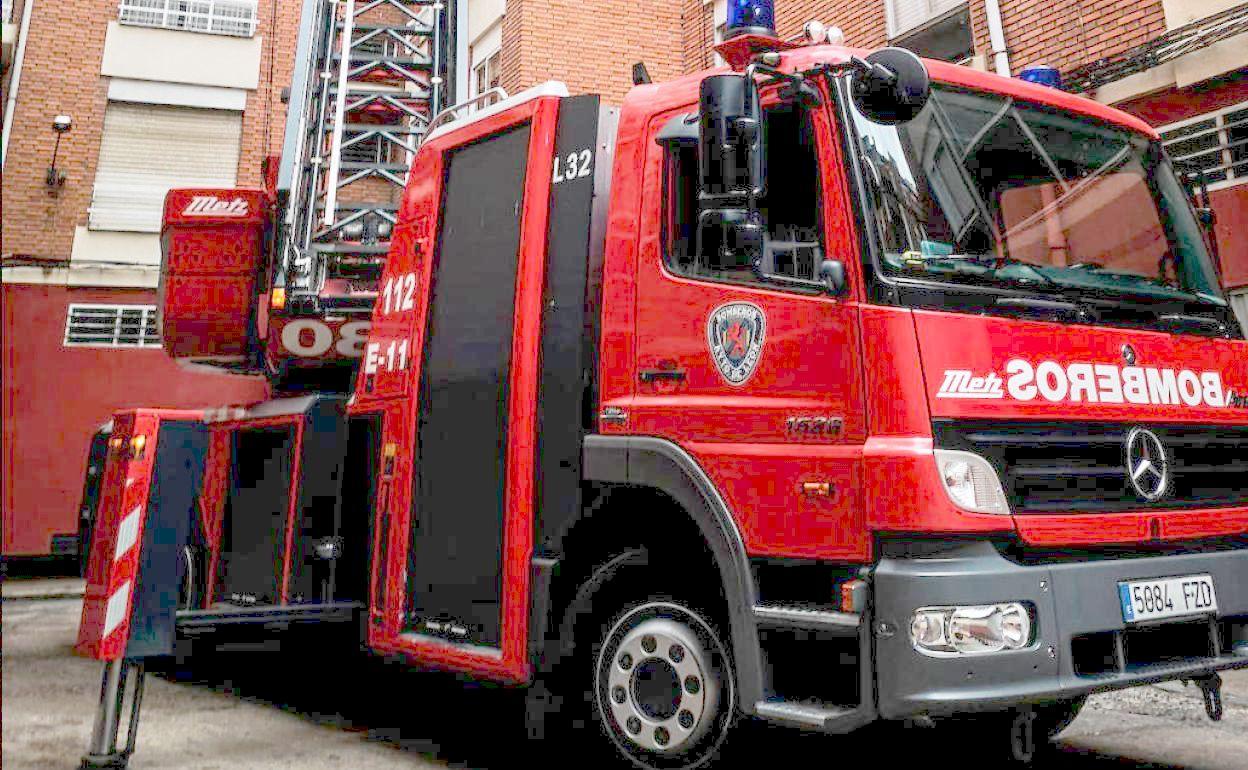 Imagen de archivo de un camión de Bomberos. 