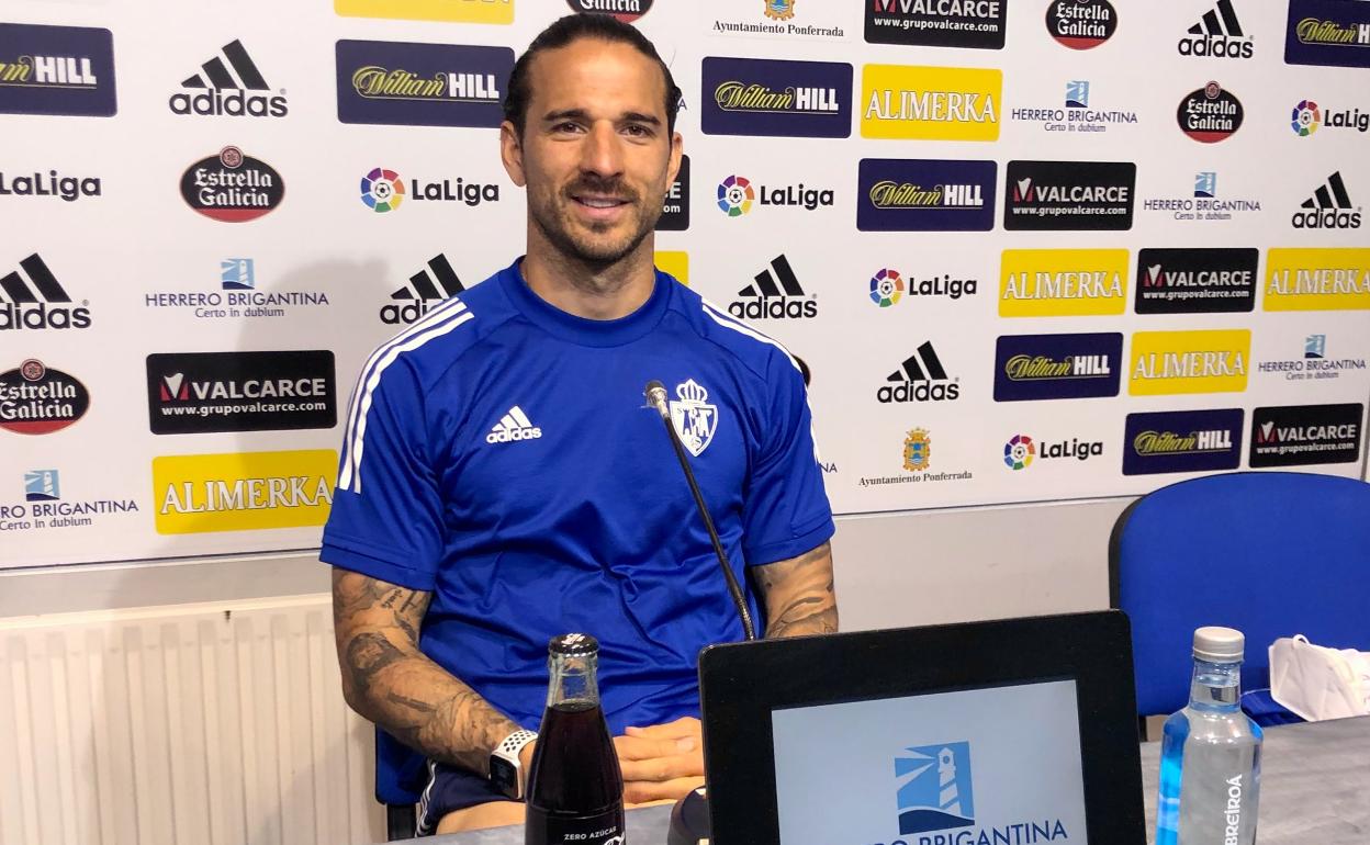 Ríos Reina, en sala de prensa.