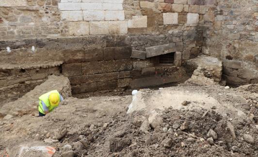 Zona donde aparecen los muros de defensa.