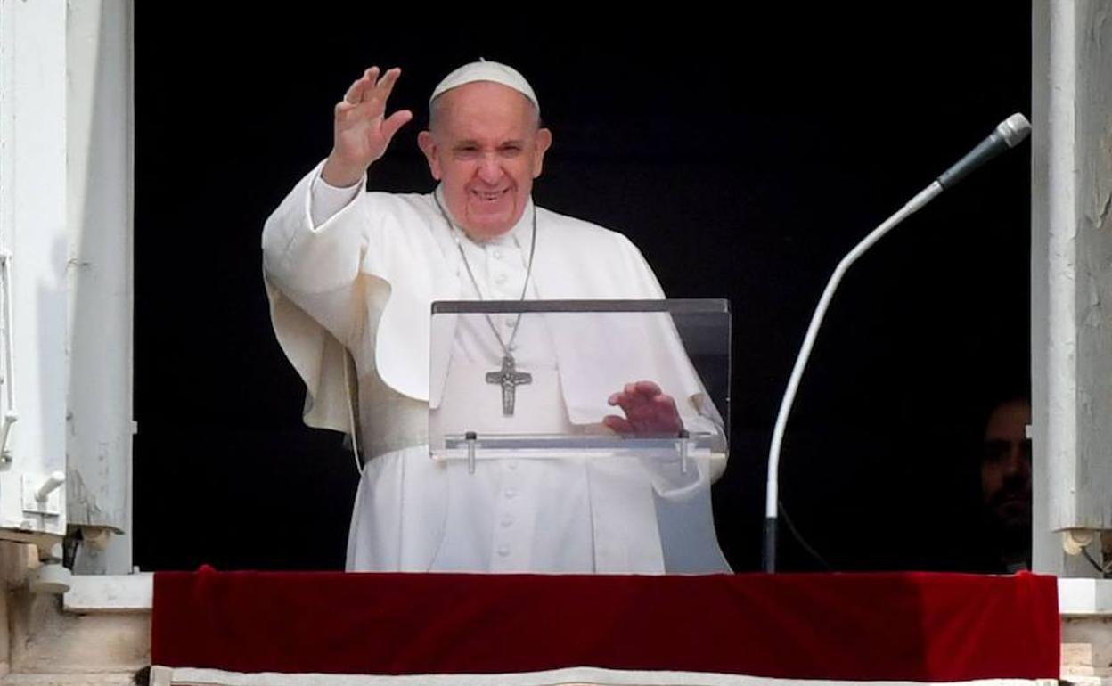 El Papa Francisco, en el rezo del Angelus de este domingo.