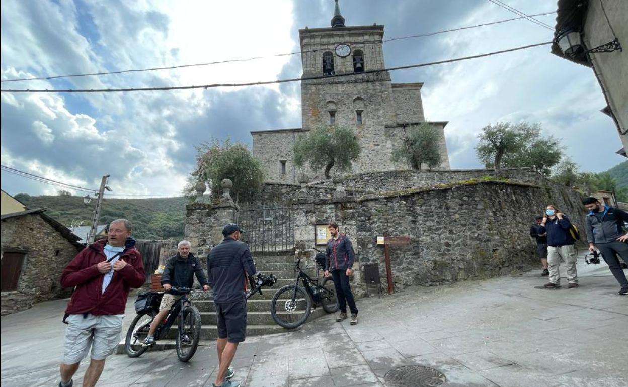 Rodaje de la serie documental ''El Camino Interior' en Molinaseca.