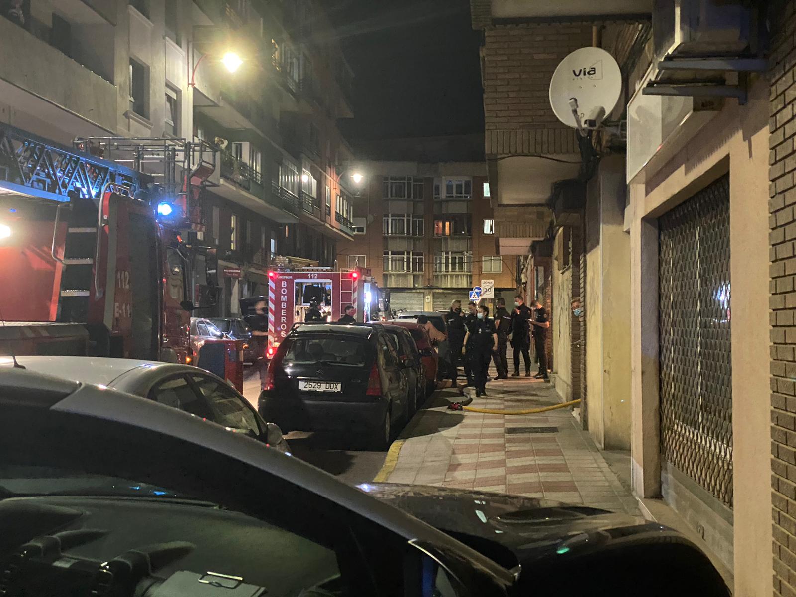 Fotos: Incendio en la calle Obispo Almarcha de León capital