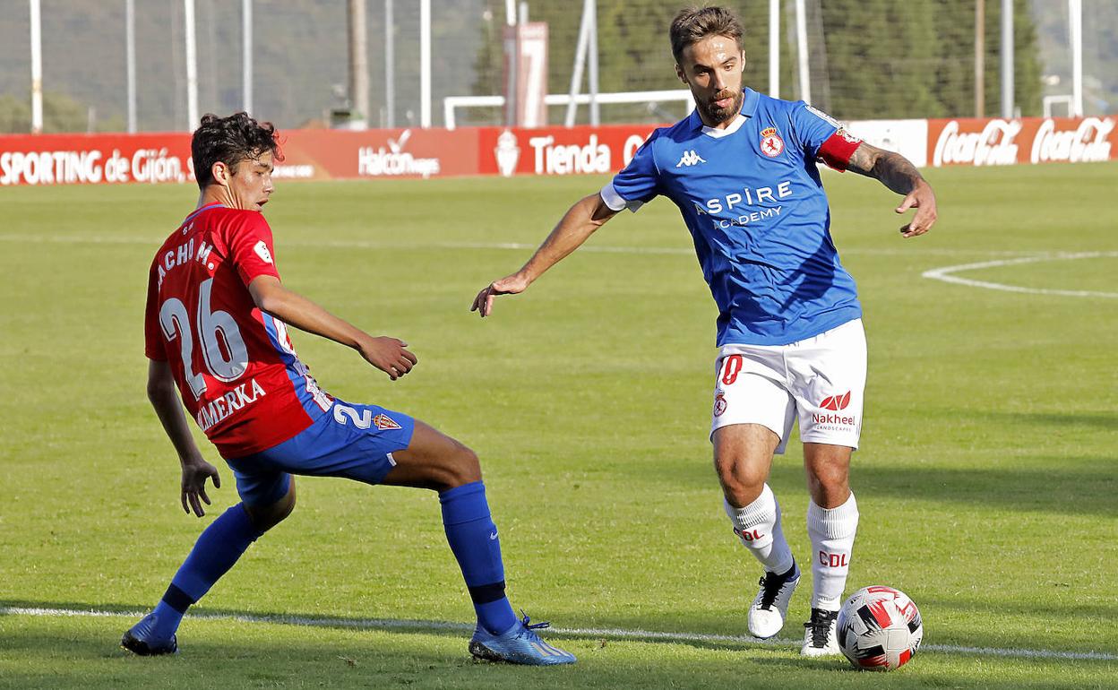 Sergio Marcos en un partido de la última temporada.